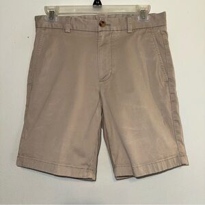 Vineyard Vines Shorts Tan Flat Front Men’s Size 28 Cotton/Spandex Preppy Coastal